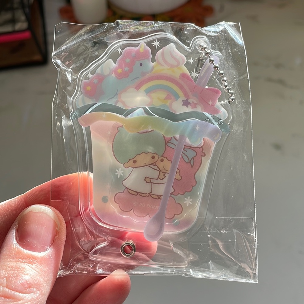 Sanrio - Little twin stars Kiki and Lala - shaker keychain